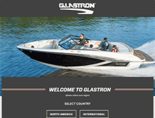 Tablet Screenshot of glastron.com